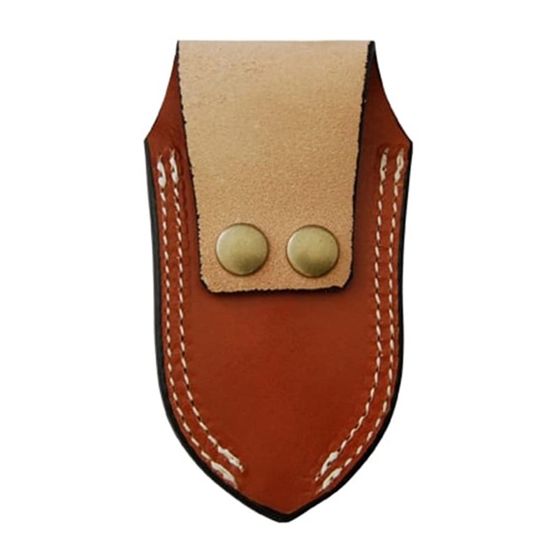 Mikikajiya Village TS082 Genuine Leather Case for Pruning Shears, Brown