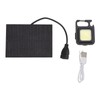 Monocrystalline Solar LED Light 5W IP68 Waterproof USB Rechargeable Solar