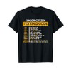 Funny Senior Citizen's Texting Code Design Gift for Grandpa T-Shirt