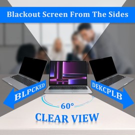 LanQii Magnetic Privacy Filter for MacBook Pro 14 Inch M3/M3 Pro/M3 Max/M2 Pro/M2 Max/M1 Pro/M1 Max, 2021-2023, Privacy Filter Anti-Blue Light Filter Anti-Spy Privacy Film for MacBook Pro 14 Inch