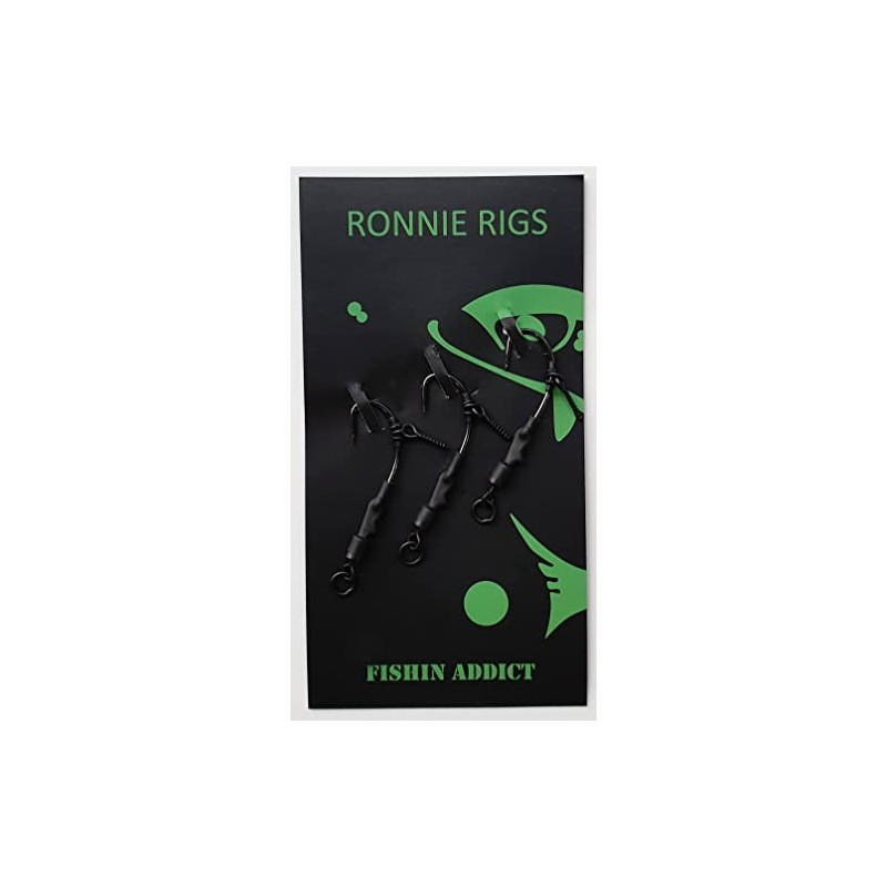 Ronnie Rig carp ready rig pre tied-12mm boilie screw FISHIN