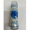 Peace (Paz) Unscented White Pillar Candle in Glass