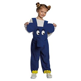 Rubie's Elephant Costume “Sendung mit der Maus” Children’s Blue Dungarees, 128, blue
