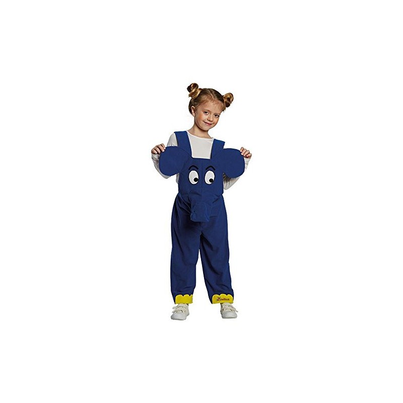 Rubie's Elephant Costume “Sendung mit der Maus” Children’s Blue Dungarees,