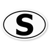 Reflective Sticker Kobo Vehicle ID Sticker (Oval) Sweden (M) Retroreflective