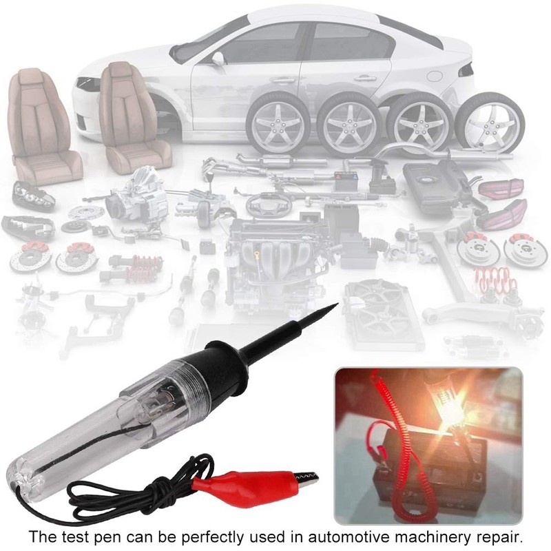 Yctze 6-12-24V Car Test Pen, PVC Plastic Car Test Pen