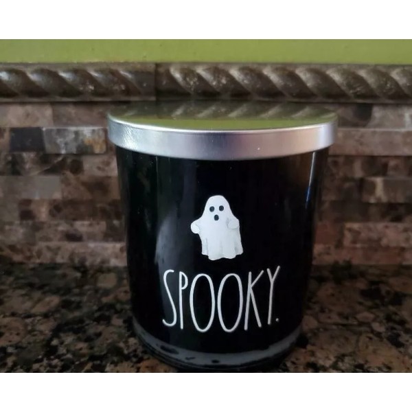 Rae Dunn Rae Dunn 2021 Halloween Spooky Candle with Lid