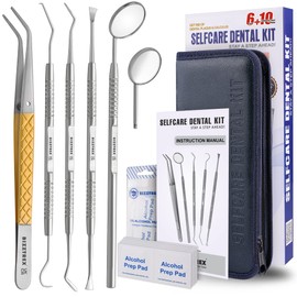 BIZZTREX® All-In-One Teeth Cleaning Plaque Removal Kit for Effective Dental Plaque Removal- Includes, Plaque Remover for Teeth and other Essential Dental Tools for a Thorough Teeth Cleaning Experience
