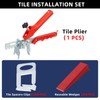 Tile Leveling System with Tile Plier, 1000-Piece Tile Spacers Clips