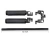 NICEYRIG Camera Handle Kit with 15mm Rod Clamp 30cm long