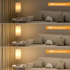 Fenmzee Touch Table Lamp - Beige, 3-Way Dimmable, USB A