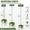 9.5 Inch Black Hanging Chains, 12 Pack Plant Hangers for