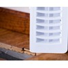 Plastic Floor Register - 3 x 10 inch - White