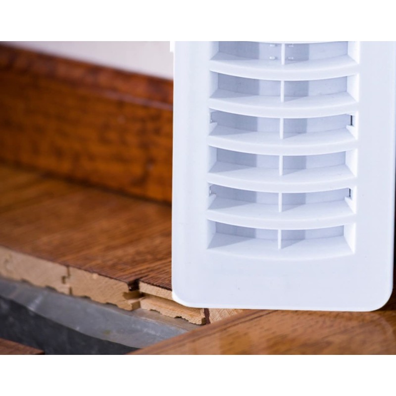 Plastic Floor Register - 3 x 10 inch - White