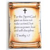 2 Timothy 1:7 Bible Verse Fridge Magnet (2.5 x 3.5