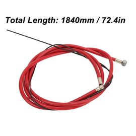 Yuecoom Electric Scooter Brake Cable,Electric Scooter Brake Line,Electric Scooter Brake Wire 184cm for GOTRAX GXL V2 and Other Electric Scooters-Red