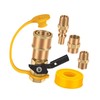 Milageto Propane Quick Connect Adapter Kit Replacement, for Propane Hose