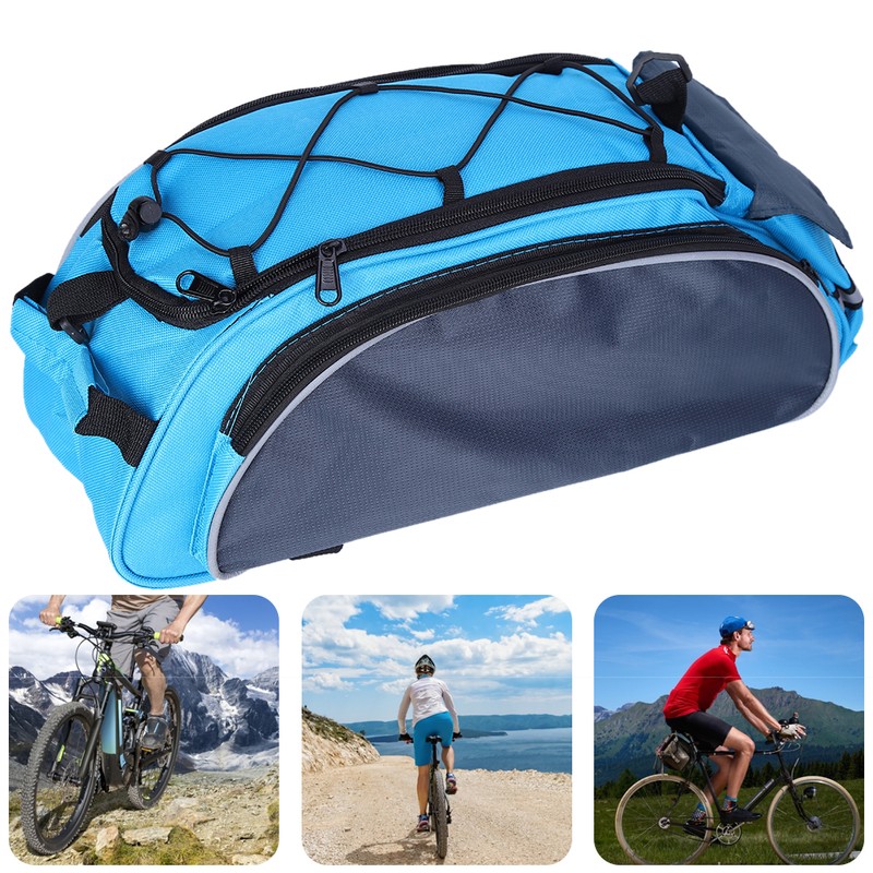 Mountain Bike Storage Rack Nylon Bag Bicycle Rear Goods Shelf