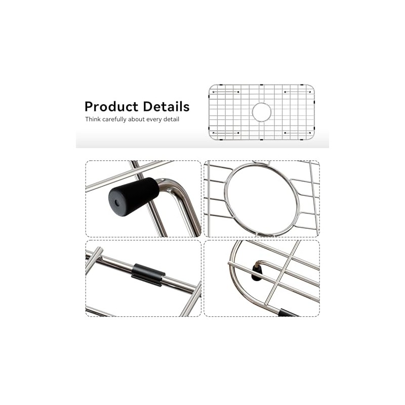 Stainless Steel Sink Grid and Protectors for Bottom of Kitchen