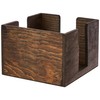 Wooden Cocktail Napkin Caddy - Bar Top Organiser to Hold