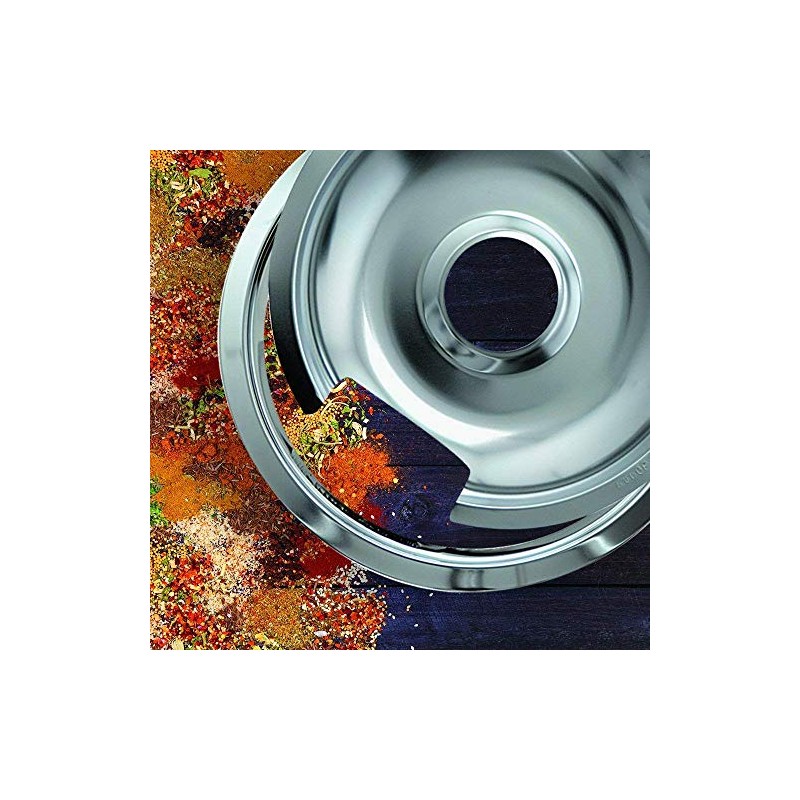 Range Kleen 1056R68GE4X Drip Pan & Trim Ring Chrome 1