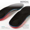 Bergal Men's X-treme Einlegesohle für Freizeit Orthotic Insole, Multicolour (Schwarz),