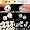 LEOBRO Pearl Beads for Bracelets, 720PCS Bracelet Making Kit for