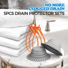 zaa 5 Pcs Bathtub & Shower Drain Hair Catcher, 2
