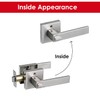 TMC Privacy Bathroom Lever Lock Set for Interior Door,Heavy Duty