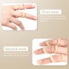 Bekecidi Pack of 10 Oval Finger Splint Trigger Finger Splint