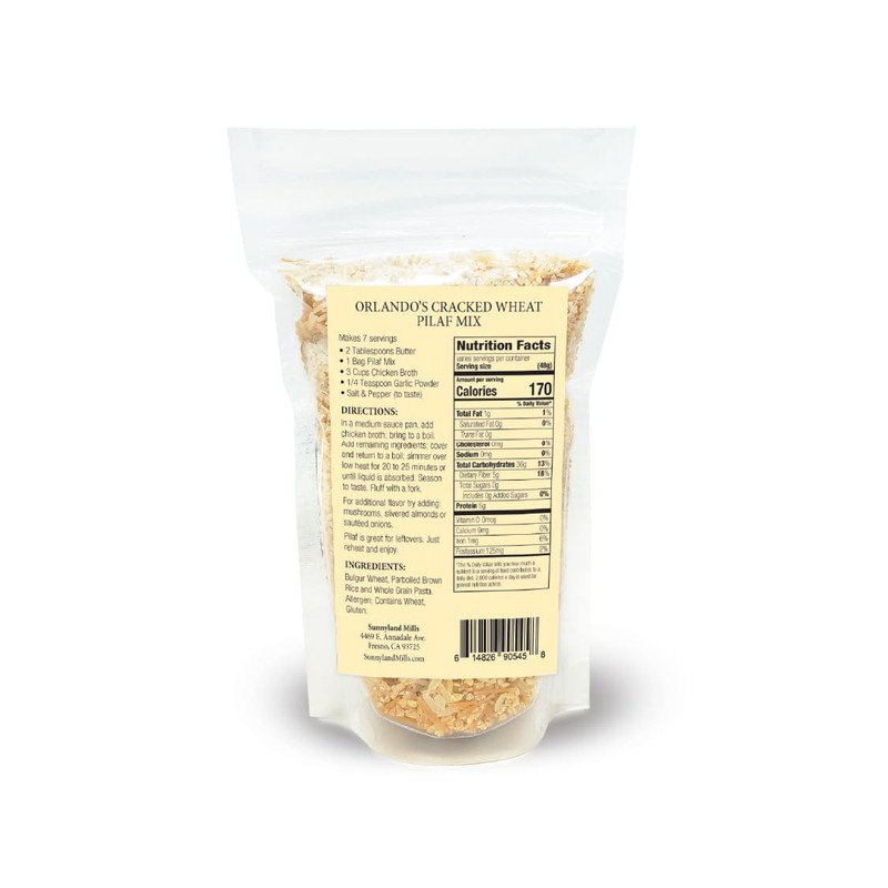 Sunnyland Mills - Orlando's Cracked Wheat Pilaf Mix, 12.8oz (case