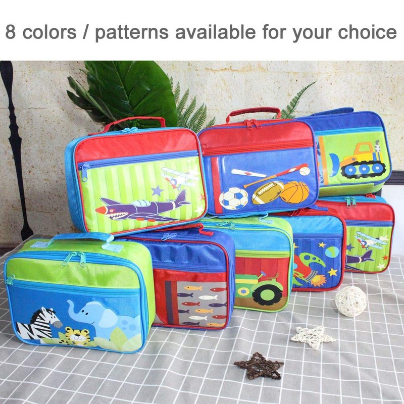 Insulated Lunch Box Bag Picnic Zipper Organizer Lunch Tote Bag