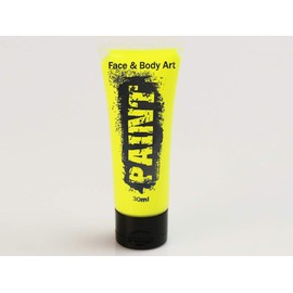 UV Body Paint Tube UV Body Paint Tube Yellow 30 ml