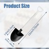Dijedev 100 PCS Mini Shovel Shape Spoons, White Disposable Plastic