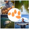50Pcs Orange Floating Water Long Shot Assist Device Fly Hook