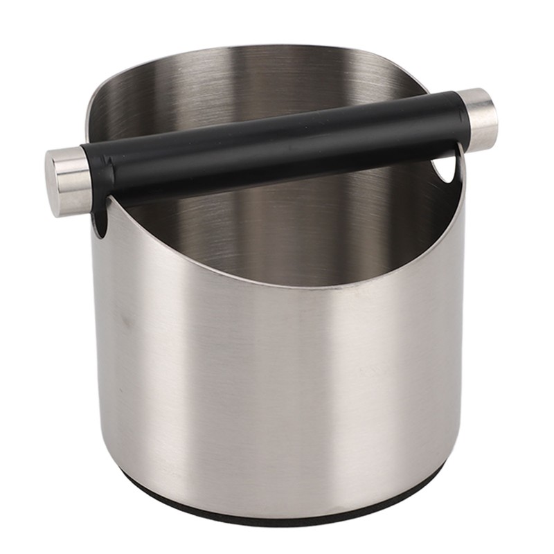 Stainless Steel Coffee Grounds Knock Box Coffee Knock Box with