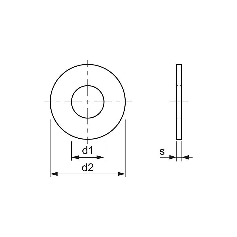 Wood Construction Washers DIN440R M10 Galvanised Pack of 50