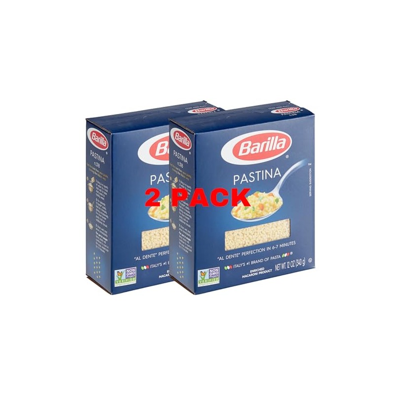KIDU - Barilla Pastina Pasta 12 Ounce Pack Of 2