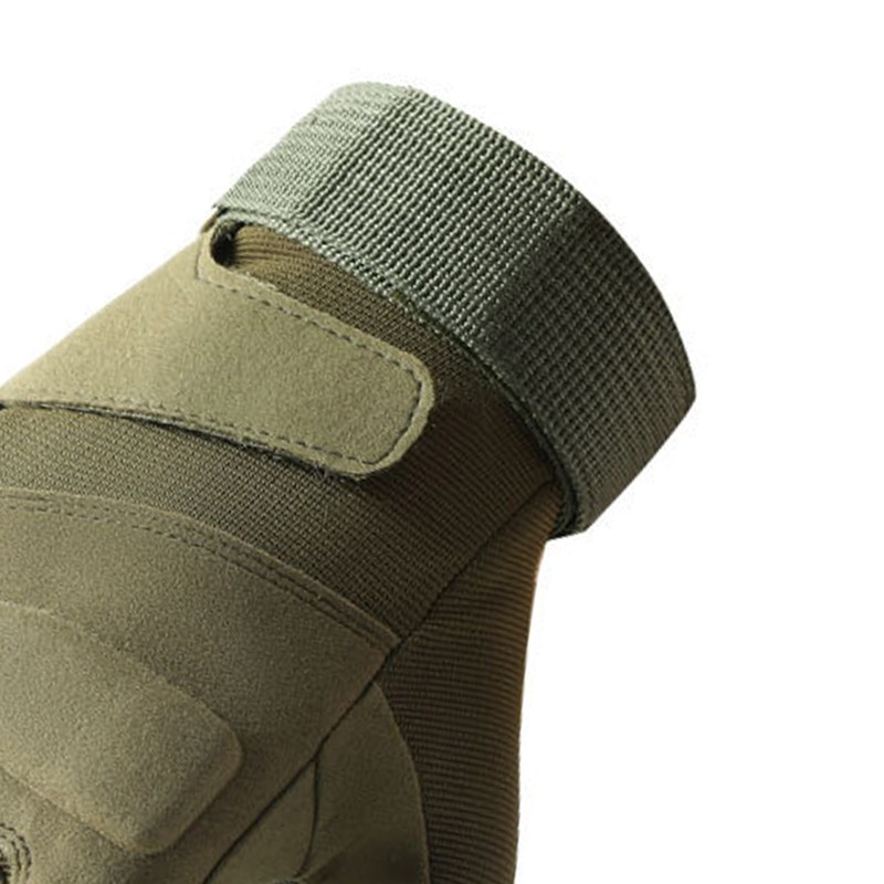 Protective Gloves Full Finger M Size Microfiber Leather Breathable Wind