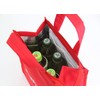 Good Plus Red Lunch Tote with Mesh Pocket (Large Size