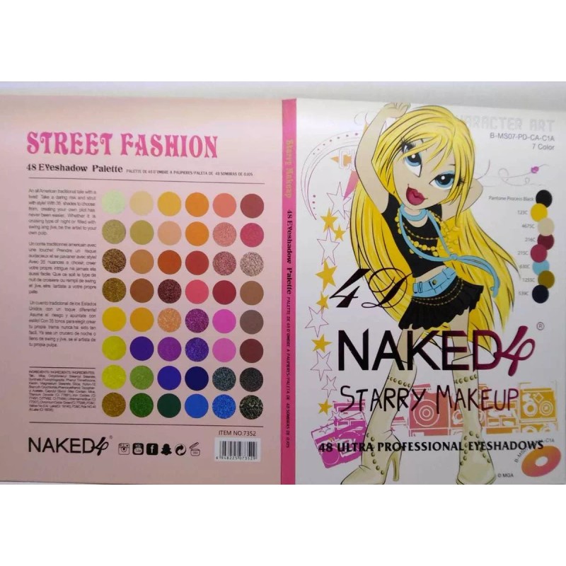 Naked Paleta De Sombras Para Ojos Starry Makeup Eyeshadow