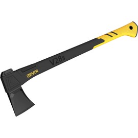 LEXIVON V28s Splitting Axe, 28-Inch Lightweight Fiber-Glass Composite Handle & Ergonomic TPR Grip | Protective Carrying Sheath Included (LX-V28s)