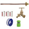 Brass Snap-On Bib Tap Outdoor Basic Tap Kit 1 with