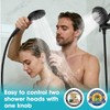 FASDUNT Dual Handheld Shower Head Combo, Enjoy 6-Setting Rain Showerhead