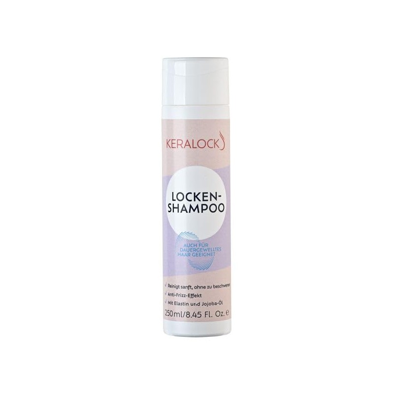 KERALOCK Curl Shampoo and Conditioner Set, Anti-Frizz, Enriched with Elastin