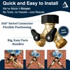 DBR Tech® Heavy Duty 2 Way Hose Splitter (Premium Brass