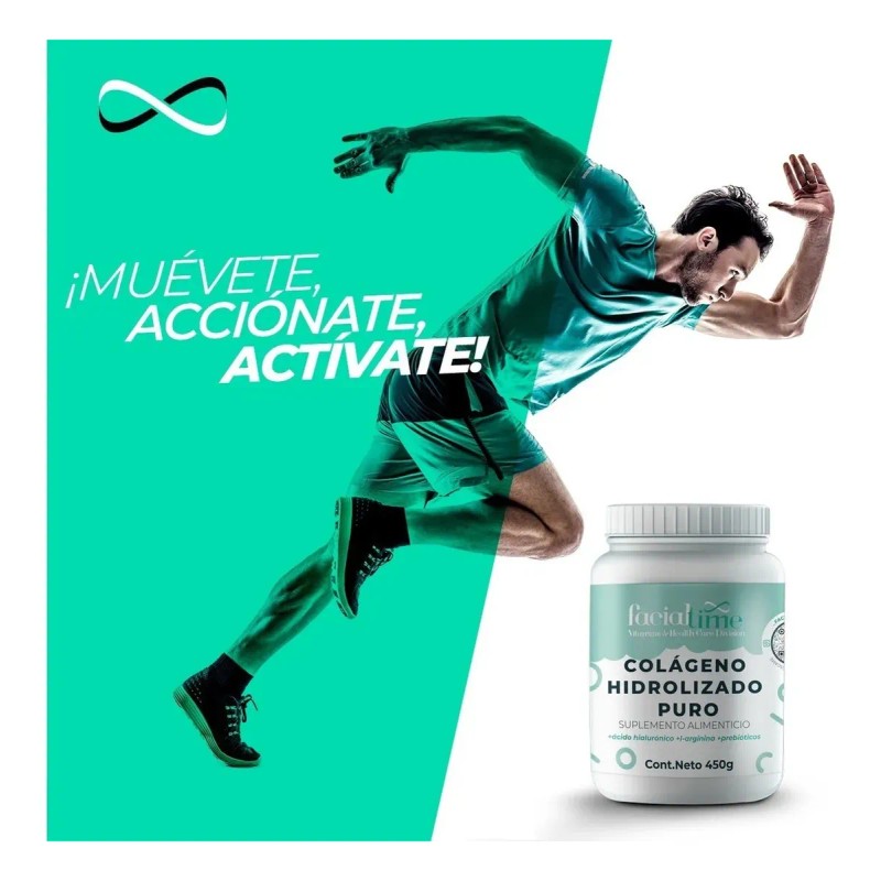 Colágeno Hidrolizado Pack 2x450g Antiedad Facialtime