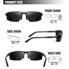 SKYOAK Dynamic Ultralight Aluminum Frame Sports Bifocal Reading Sunglasses Men
