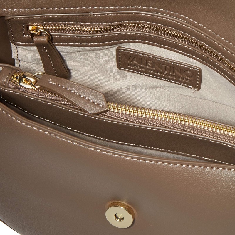 Valentino Bags Womens BIGS Satchel, Taupe