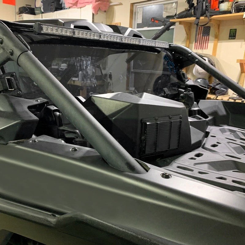 KUAFU Tinted Rear Windshield Compatible with 2017+ Can Am Maverick